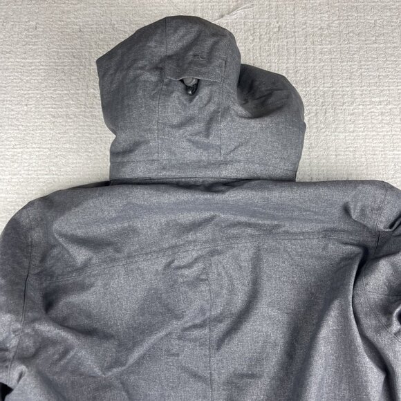 Salomon Stormslide Parka Jacket Ski Winter  Men Size L Dark Heater Grey READ** - Picture 16 of 16